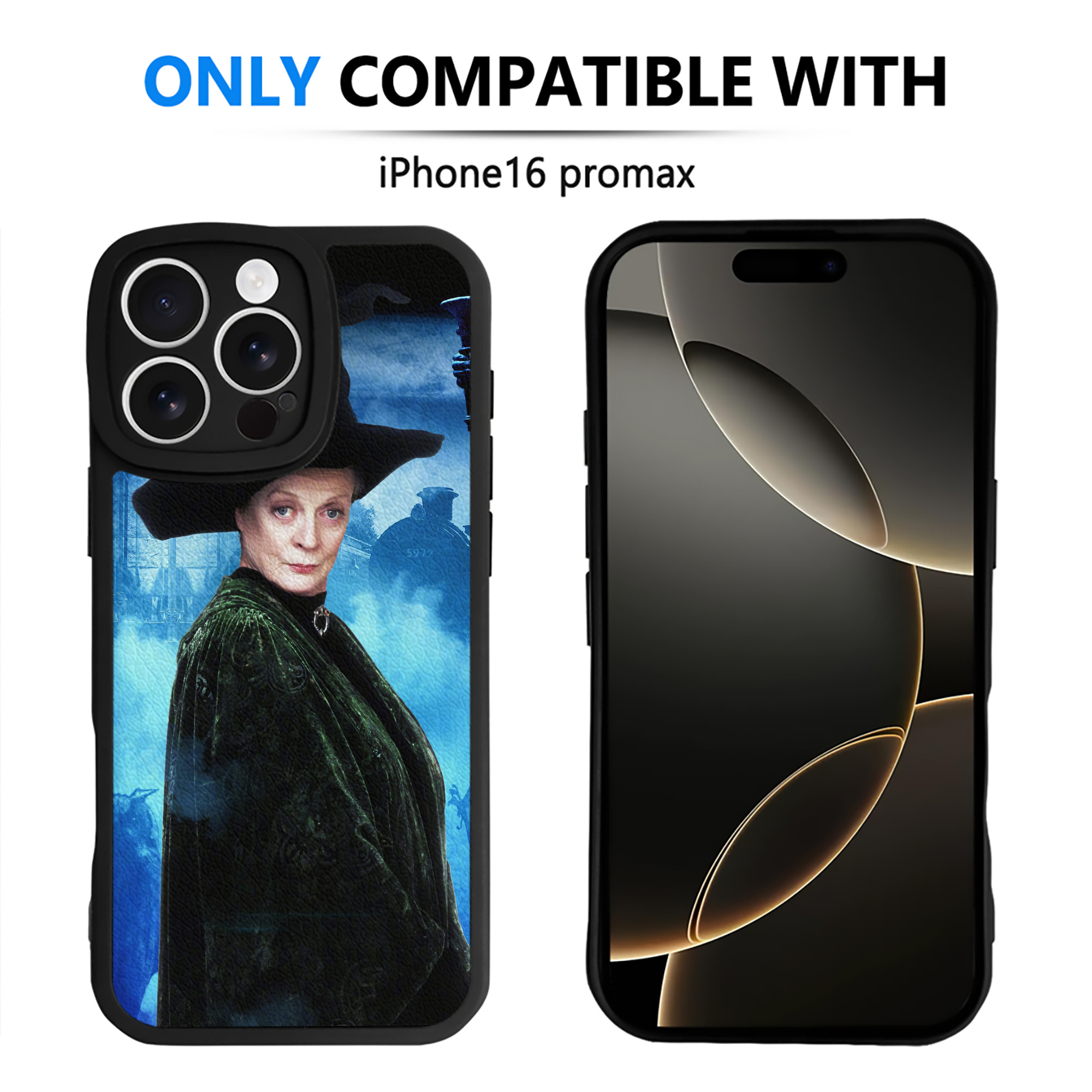 （画像用） Harry Potter ハリー・ポッターシリーズ 【iPhone 16シリーズ対応】シリコンスマホケース（レザー調） 材質：シリコン